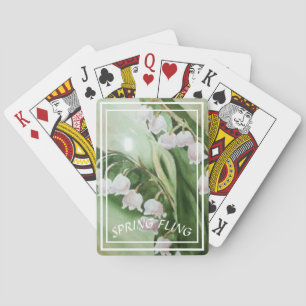 Lily of the Valley Square Spielkarten
