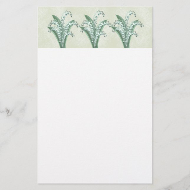 Lily of the Valley Stationery Briefpapier (Vorderseite)