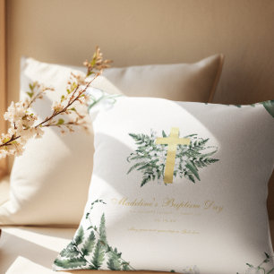 Lily of the Valley   Taufe Christening Keepake Kissen