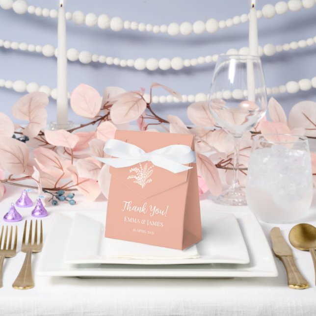 Lily of the Valley Vielen Dank Geschenkschachtel (Hochzeit)
