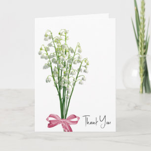 Lily of the Valley Vielen Dank Karte