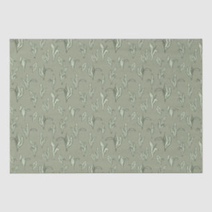 Lily of the Valley Vintag Green Seidenpapier