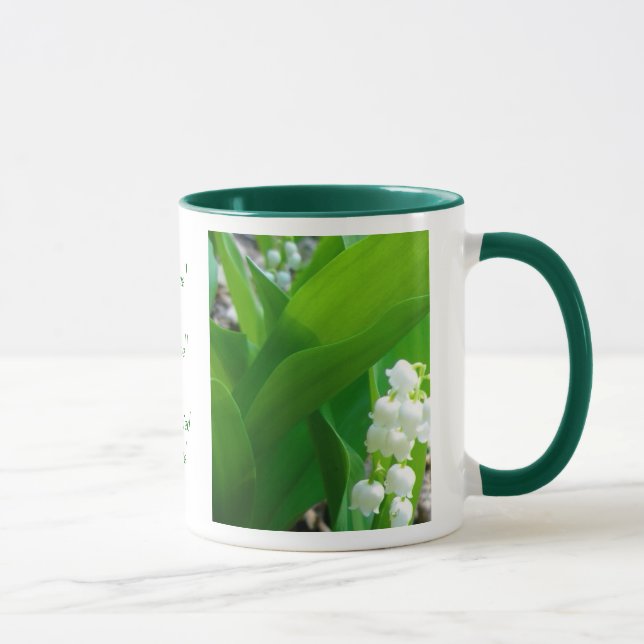 Lily of the Valley Wedding Tasse (Rechts)