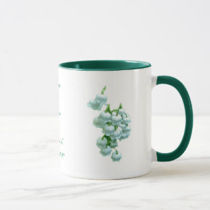 Lily of the Valley Wedding Tasse zu personalisiere
