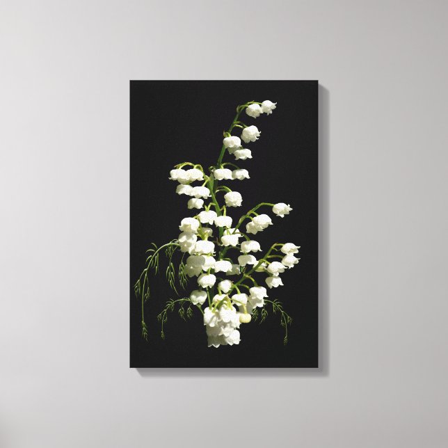 Lily of the Valley Wrapped Canvas Leinwanddruck (Vorderseite)
