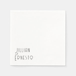 Lily of Valley Collection Weiße Anwendung Serviette