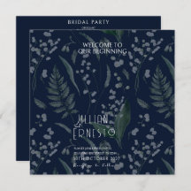 Lily of Valley Ferns | Dark Blue Foto Program