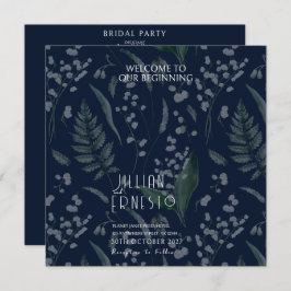 Lily of Valley Ferns | Dark Blue Foto Program Programm