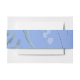 Lily of Valley mit Ferns | Mittelblau Einladungsbanderole