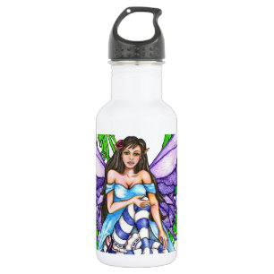 Lily Pad Fairy Edelstahlflasche
