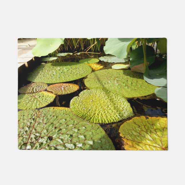 Lily Pads Door Mat Fußmatte (Vorderseite)