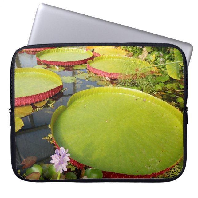 Lily Pads Laptop Sleeve (Vorderseite)