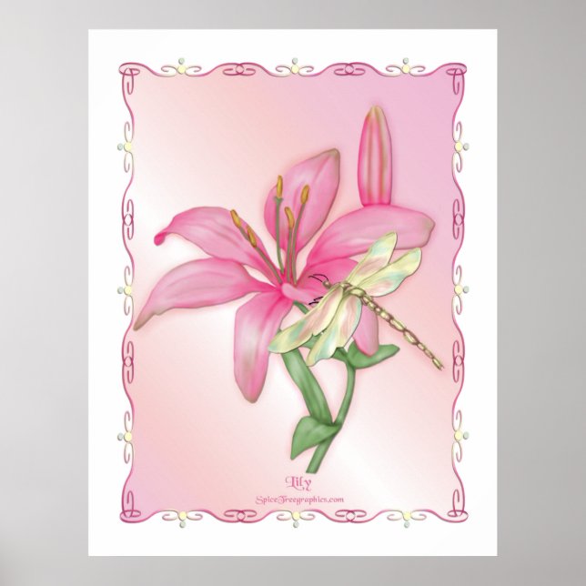 Lily Pink Poster (Vorne)