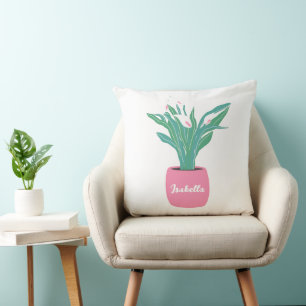 Lily Plant Personalisiertes Wurfkissen Kissen