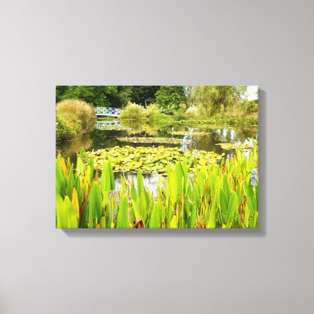 Lily Pond Canvas Print Leinwanddruck (Vorderseite)