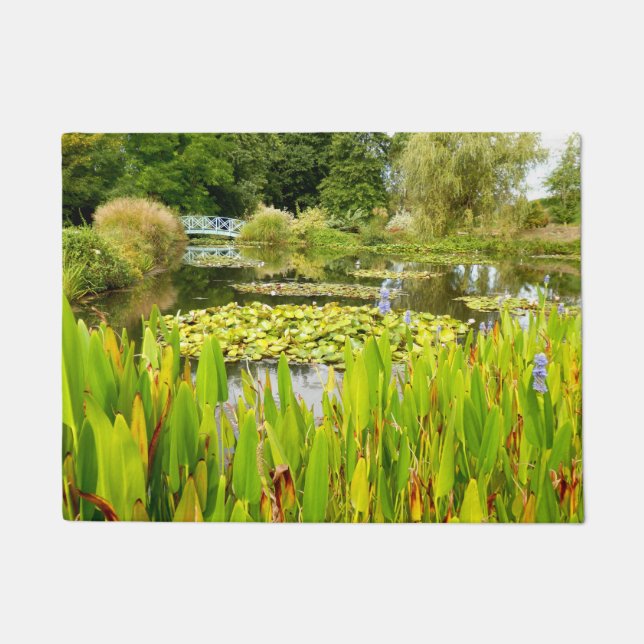 Lily Pond Door Mat Fußmatte (Vorderseite)