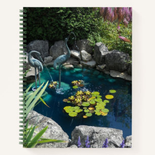 Lily Pond Spiral Notizbuch