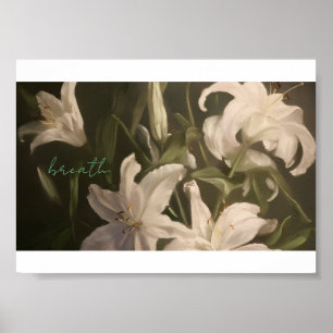 Lily Poster - Ästhetische Serenity Ruhe Wandkunst