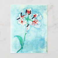 Lily, schönes Gemälde von Piet Mondrian