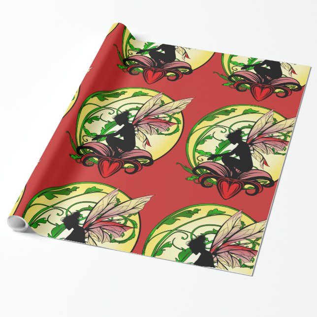 Lily Shadow Fairy Geschenkpapier (Ungerollt)