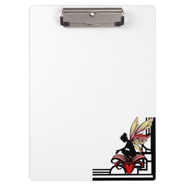 Lily Shadow Fairy Klemmbrett (Vorderseite)