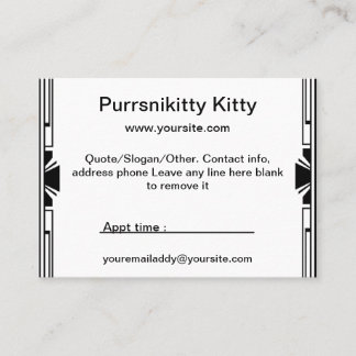 Lily Shadow Fairy Visitenkarte