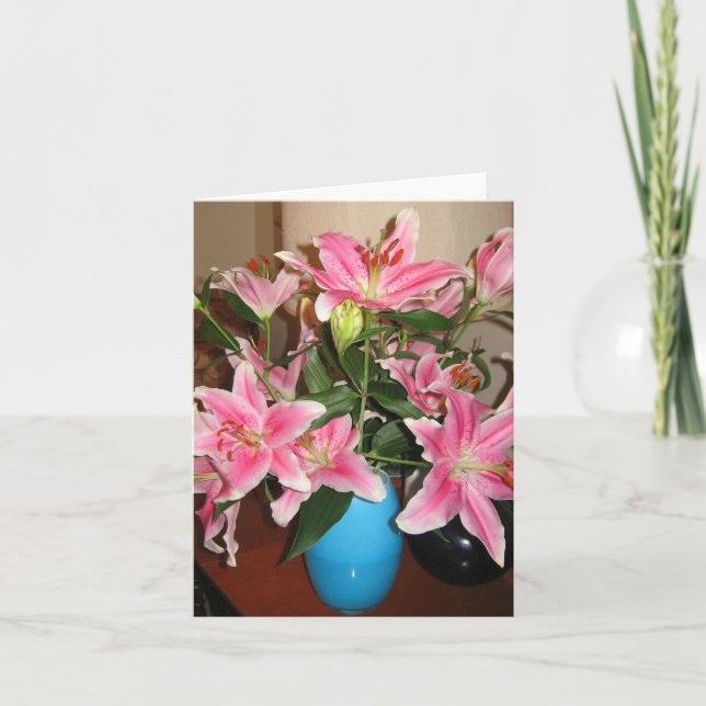 Lily Splendor Note Card Karte (Vorderseite)