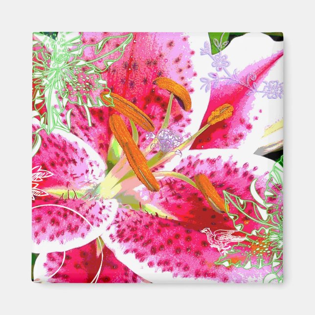 Lily Stargazer Fantasy, Magnet (Vorne)