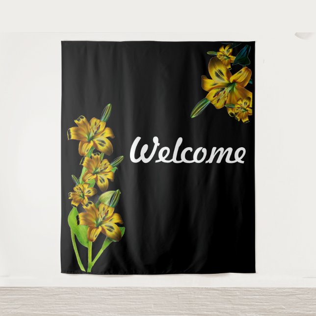 "Lily Tapestry" Wandteppich (Vorderseite)