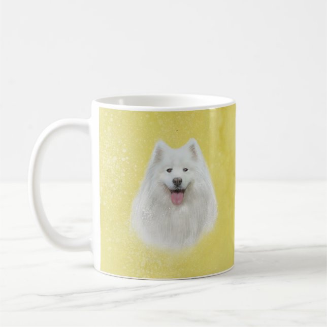 Lily the samoyed kaffeetasse (Links)