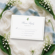 Lily Valley Faux geprägtes elegantes Monogramm Hoc