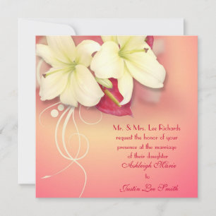 Lily Wedding Invite Einladung