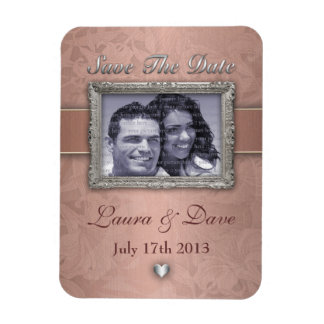 LILY Wedding stationär - Kupfer Magnet