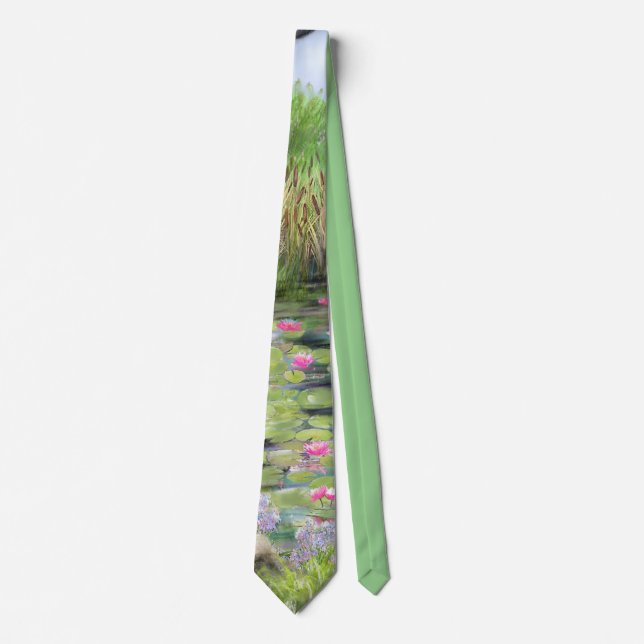 Lilypads Krawatte (Vorderseite)
