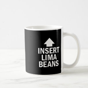 Lima-Bohnen Einsetzen Lustiger Thanksgiving-Pfeil Kaffeetasse