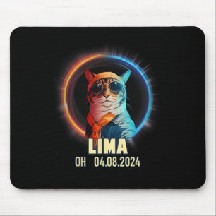 Lima Ohio Total Solar Eclipse 2024 Mousepad