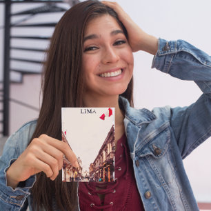 Lima Peru Architecture Travel Postkarte