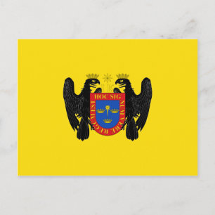 Lima, Peru-Flagge Postkarte