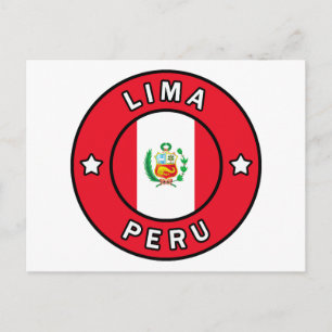 Lima Peru Postkarte