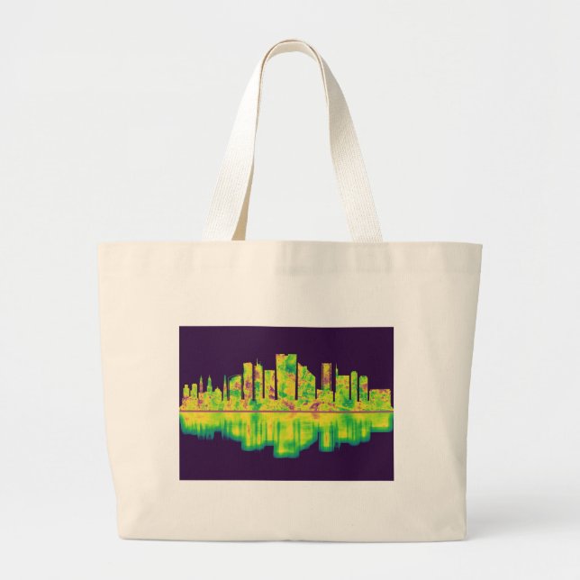 Lima Peru Skyline Jumbo Stoffbeutel (Vorne)