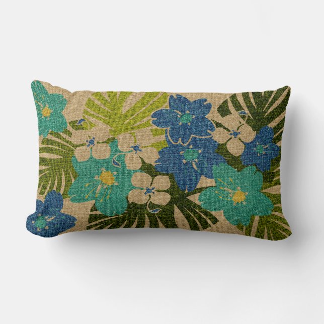 Limahuli Garten-hawaiische lumbale mit Lendenkissen (Vorderseite)