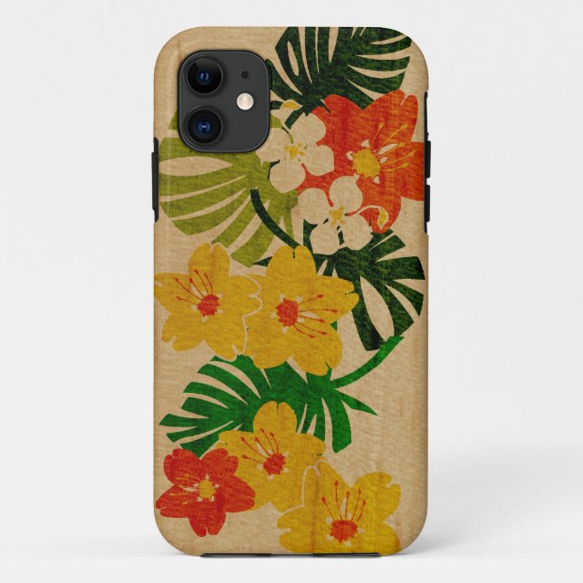 Limahuli Garten-hawaiischer Surfbrett iPhone 5 Case-Mate iPhone Hülle (Rückseite)