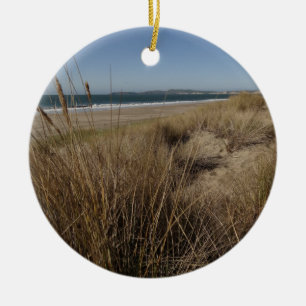 Limantour Beach bei Point Reyes II Keramik Ornament