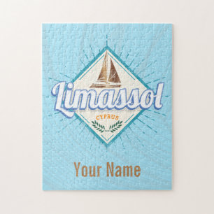 Limassol City Cyprus Retro Segelschiff Vintag