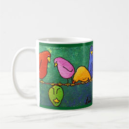 LimbBirds "Feelin unten?" Kaffeetasse