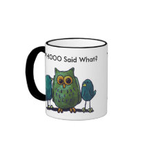LimbBirds Schwarzes 11 Unze-Wecker-Tasse