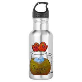 LimbBirds Wasser-Flasche (18 Unze), Edelstahl Edelstahlflasche