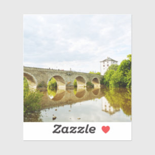 Limburg an der Lahn Alte Brücke Kunst Aufkleber