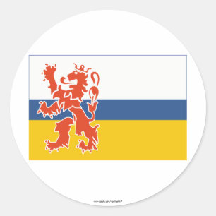 Limburg Flag Runder Aufkleber