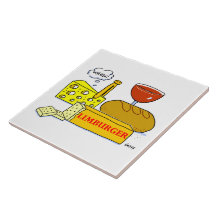 Limburger Käse Lover Humore Cartoon Küche